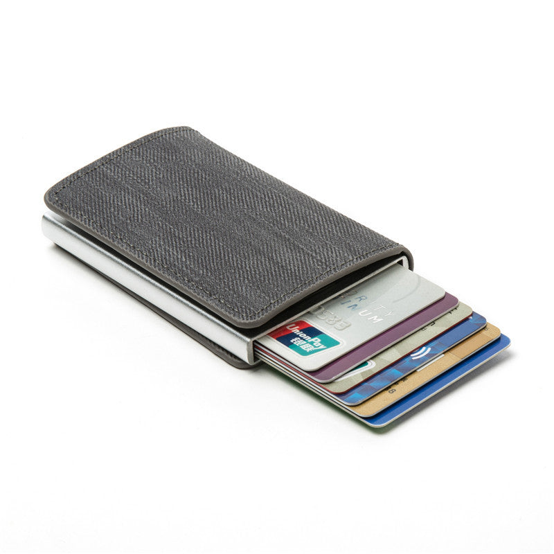 New Fashion Wallet Card Holder Women's Aluminum Alloy Card