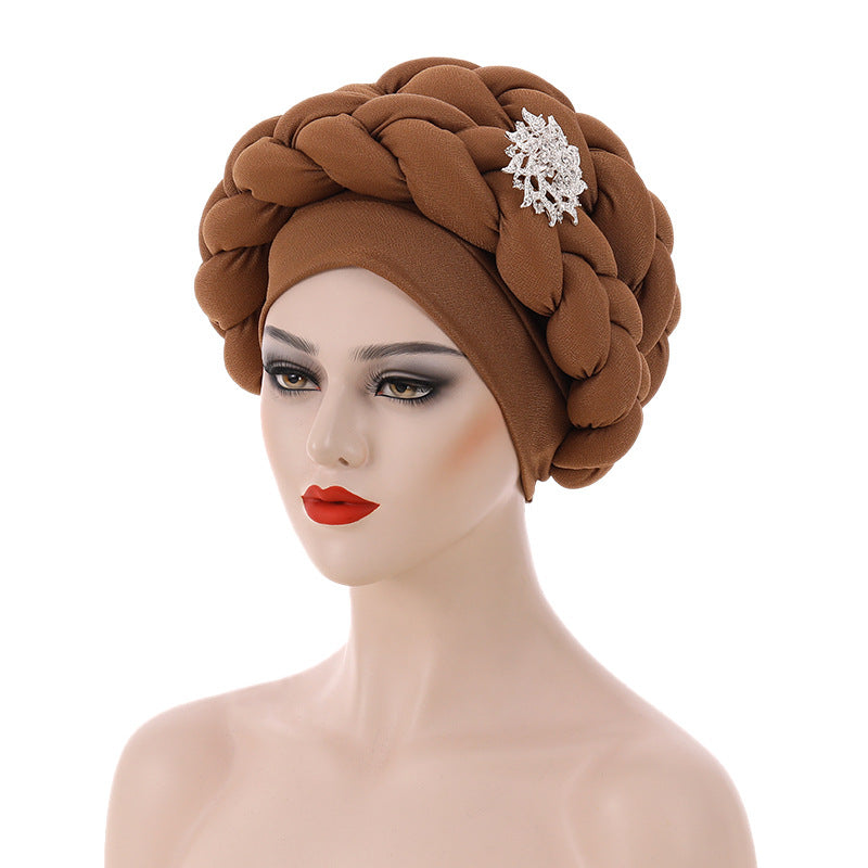 Woven Woven Hat Plus Accessories Toque