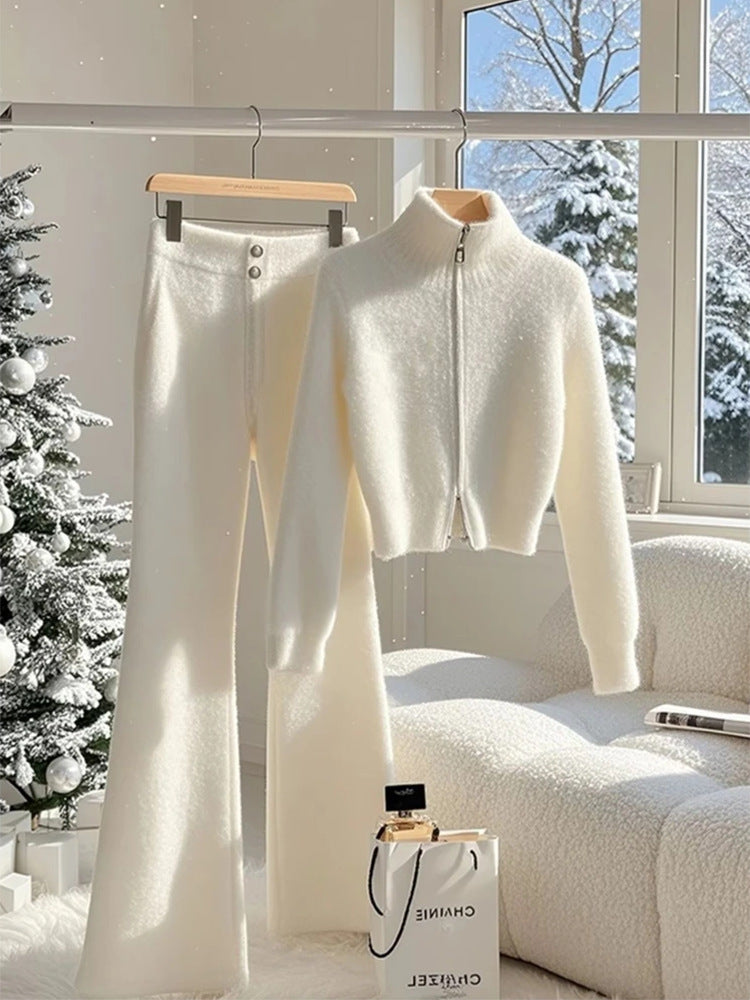 Womens Casual Sweater And Pants Set