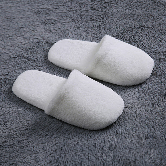 Coral Velvet Bread Shoes Thick Warm Slippers