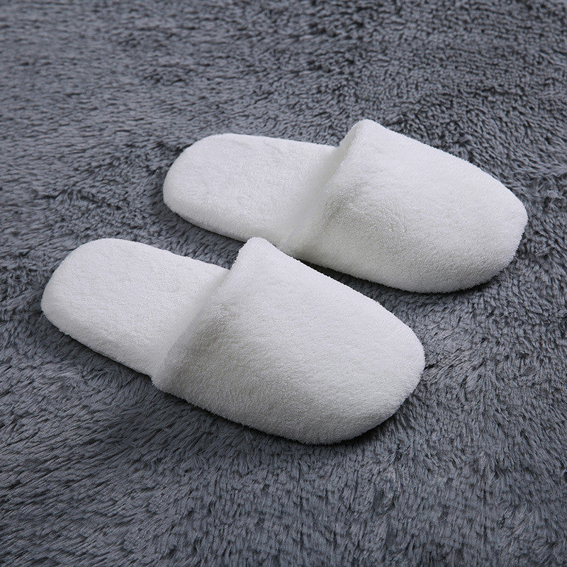 Coral Velvet Bread Shoes Thick Warm Slippers