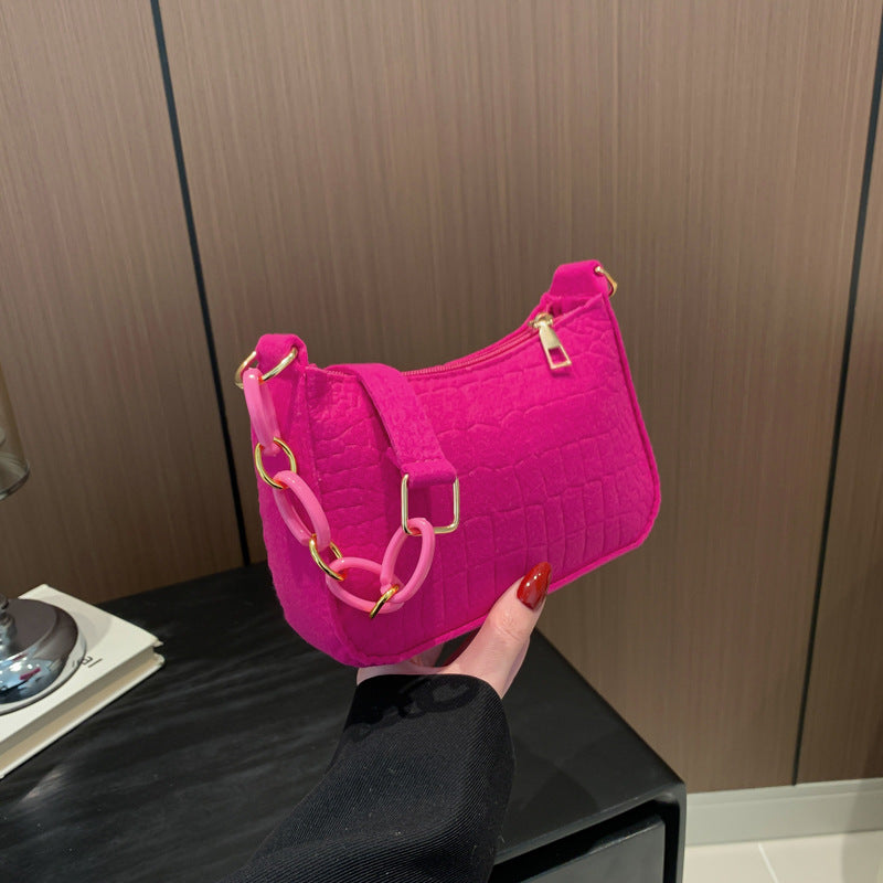 Kæde Lille Taske Trendy Letvægts Skuldertaske Mode