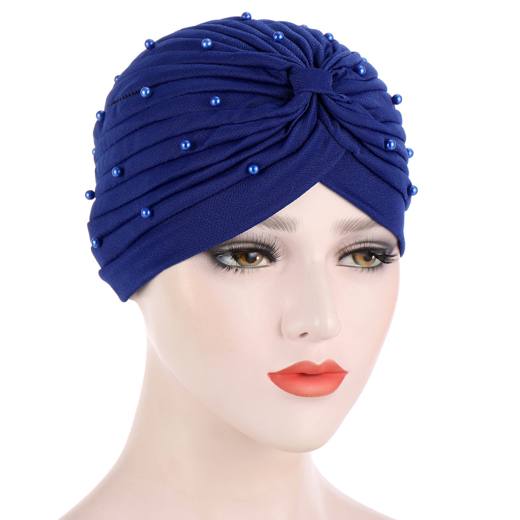 Casual Beaded Pleated Simple Toe Cap