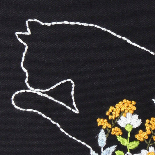 Canvas Bag Embroidered Diy Material Bag Kit