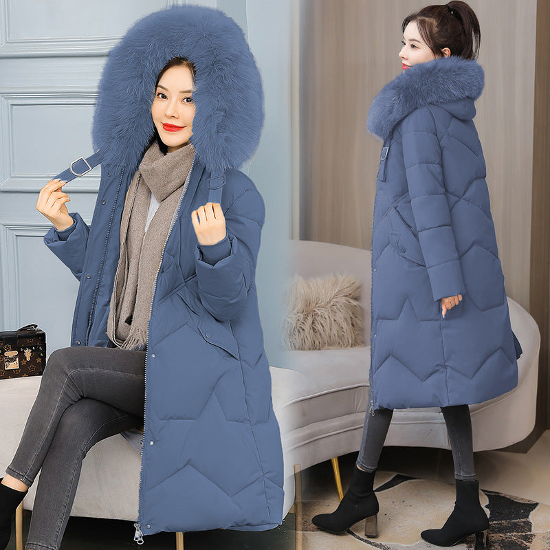 Mid-length Slim Padded Ladies' Padded Jacket