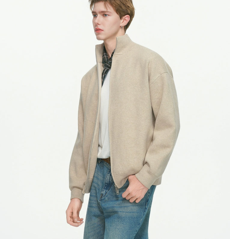 Thickened Knit Outerwear For Fall And Winter