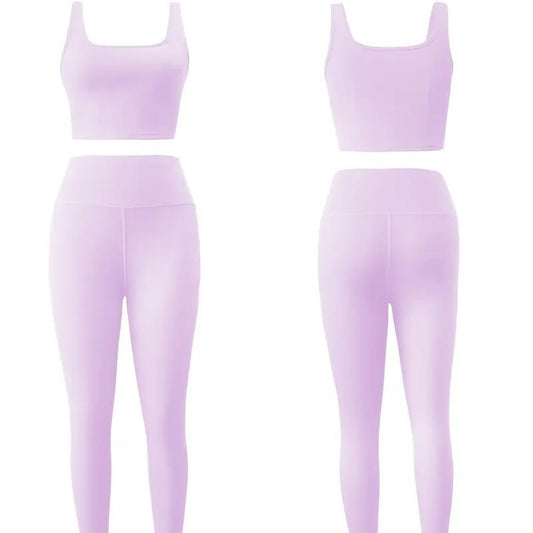 Breathable Quick-drying Long-sleeve Zip-up Jacket Sports Vest And Workout Pants Set