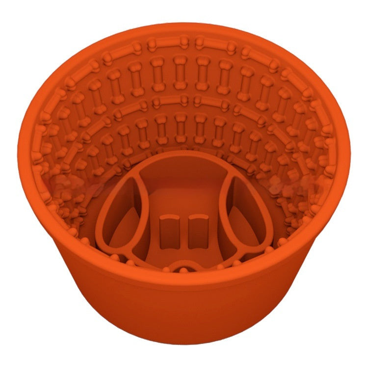 Soft And Durable Silicone Dog Food Bowl Multi-purpose Design