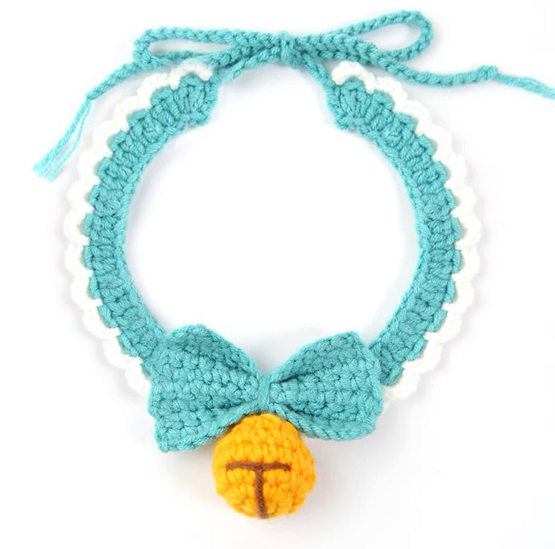 Knitted Collar Cat And Dog Scarf Posing Accessories