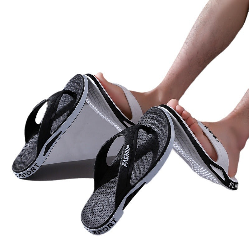 Slippers til mænd - Tyk bund skridsikker deodorant klipklapper til sommer