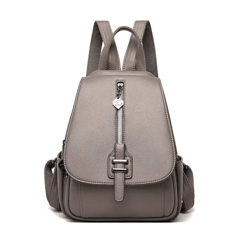 Soft Leather Ladies Backpack Practical And Fashionable Travel