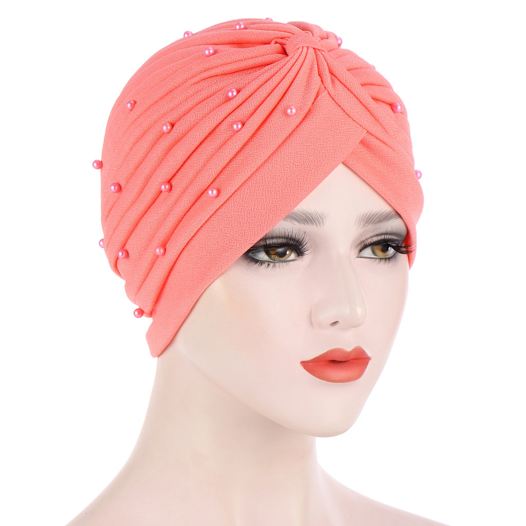 Casual Beaded Pleated Simple Toe Cap