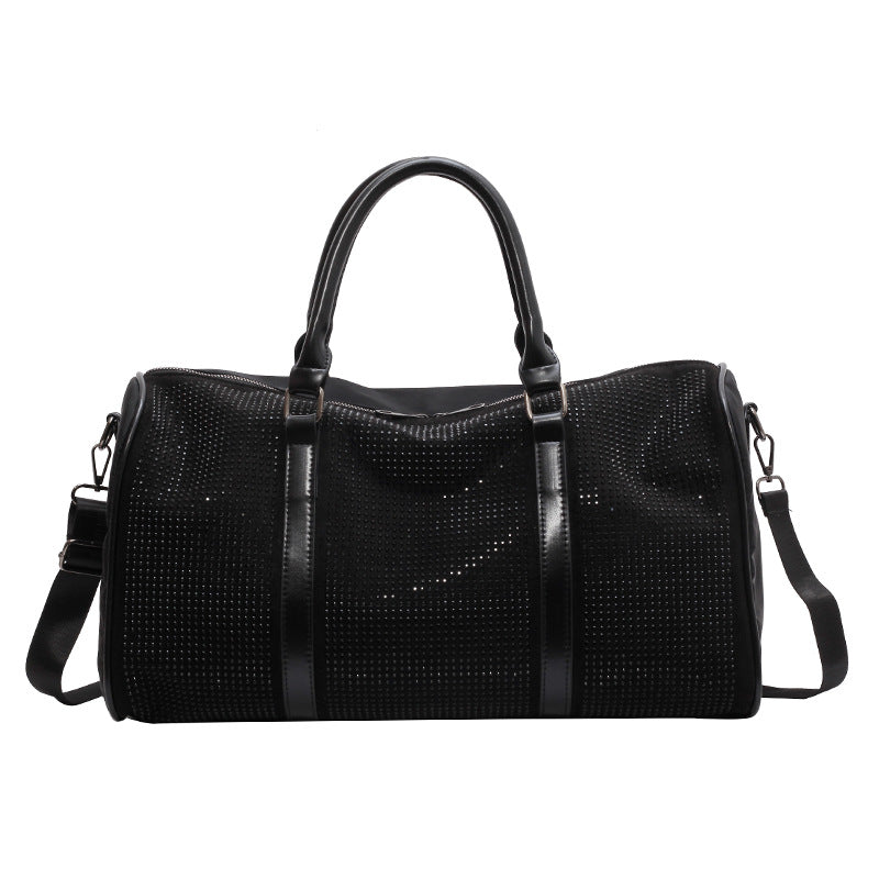 Women's Korean-style Rhinestone Large Capacity Travel Bag