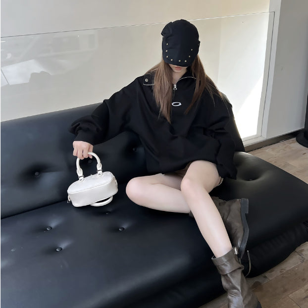 Sweater Women's High Street Fashionable Design Sense Niche Loose