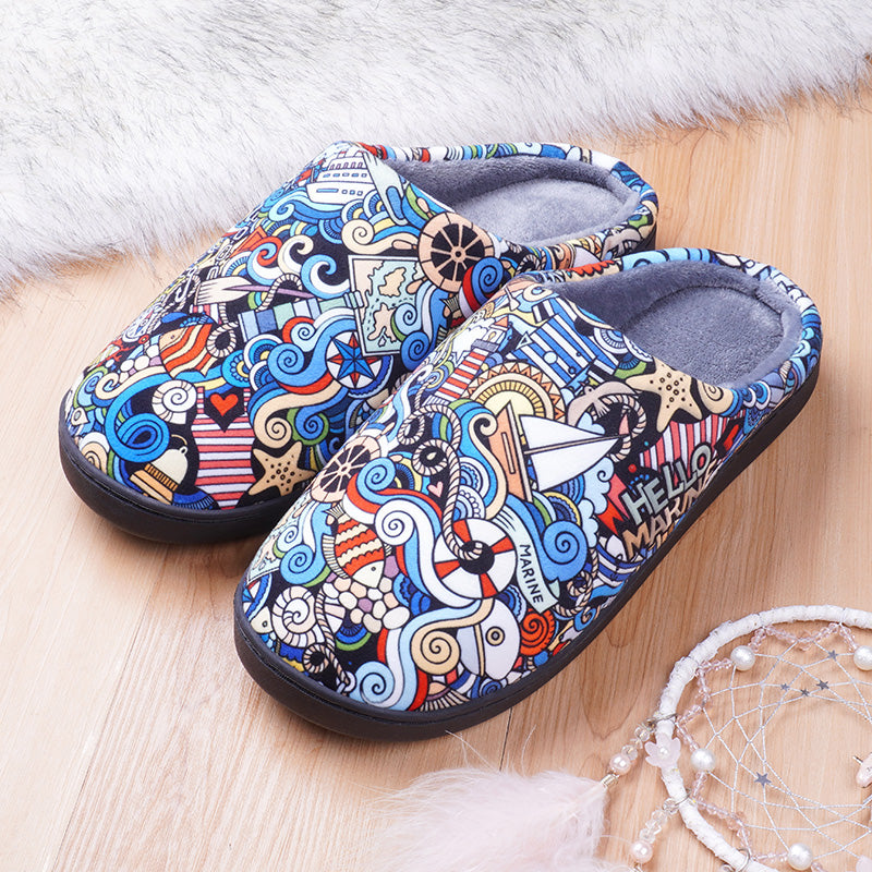 Cotton Slippers Warm And Antiskid Large