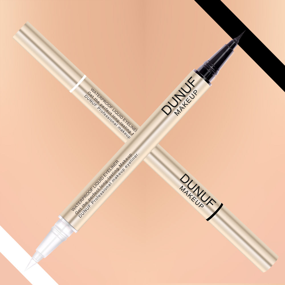 Simple And Smudge-free Long-lasting Double-ended Eyeliner