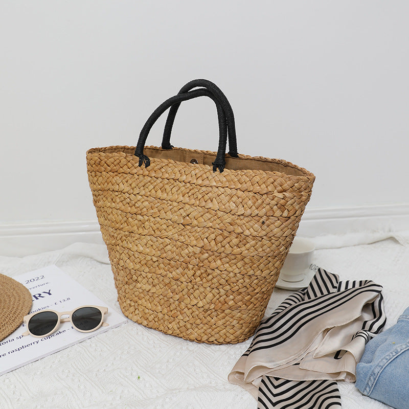 Women's Large Capacity Straw Bag All Match Simple Portable