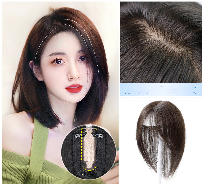 Women's Fashion Simple Net Eight Bangs Wig