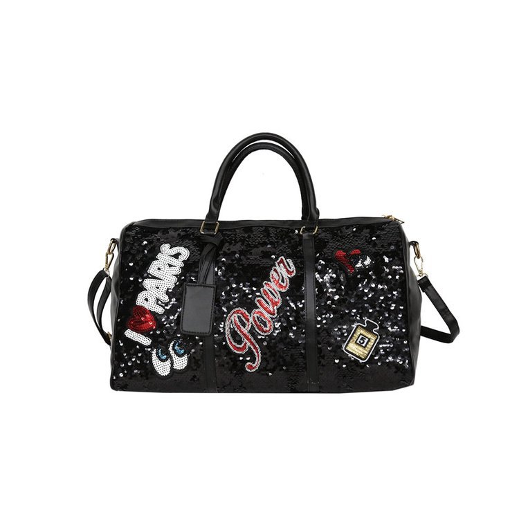 Fashion Sequin Letter Women's One Shoulder Diagonal Bag