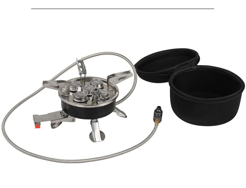 Outdoor Picnic Portable Foldable Camping Stainless Steel Split Stove