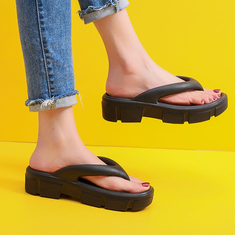 Summer Fashion Outerwear Flip-flops Platform Slippers Women