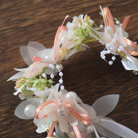 Yarn Silk Bride Hair Band