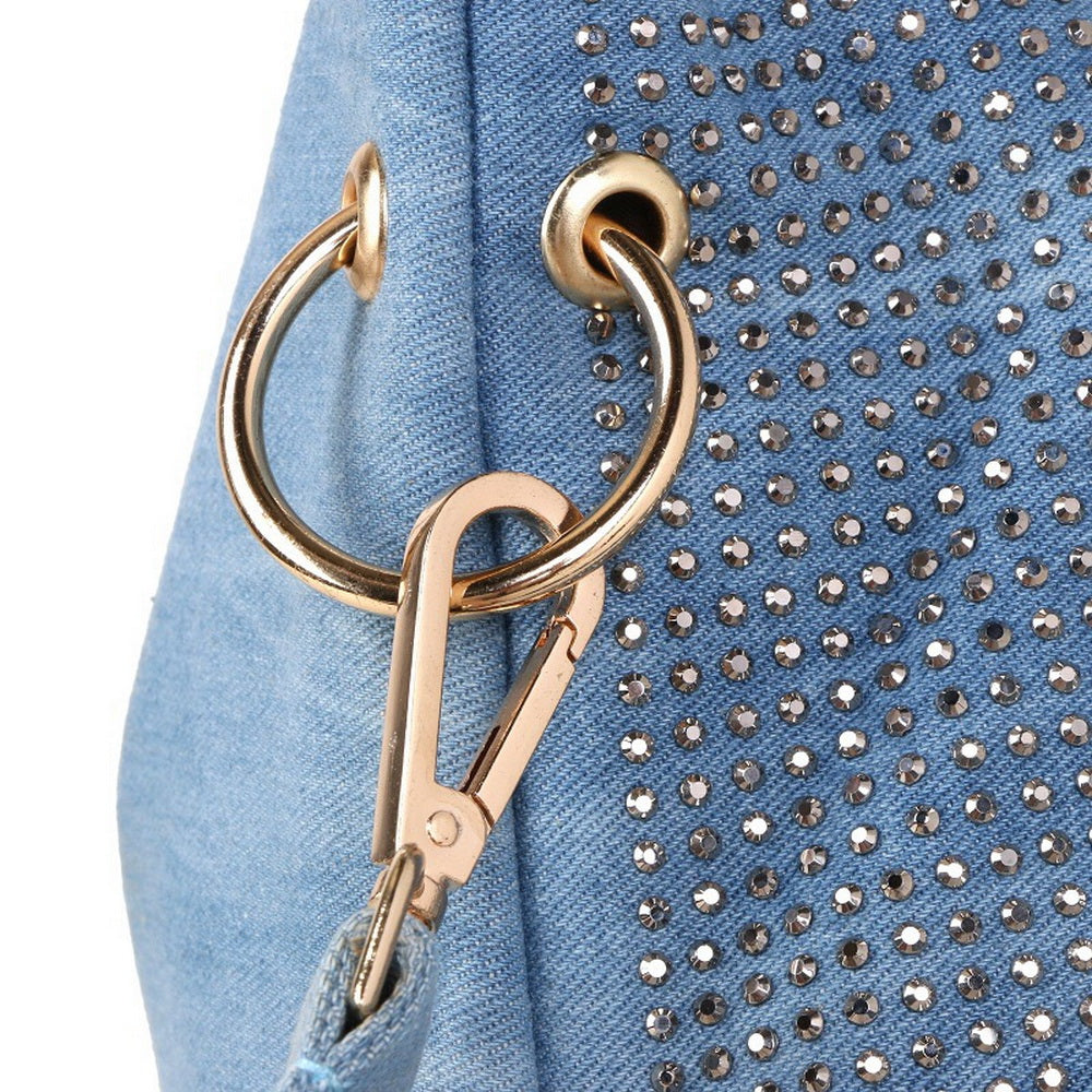 Mode Skuldertaske Transportabel Spandtaske Denim Kanvas