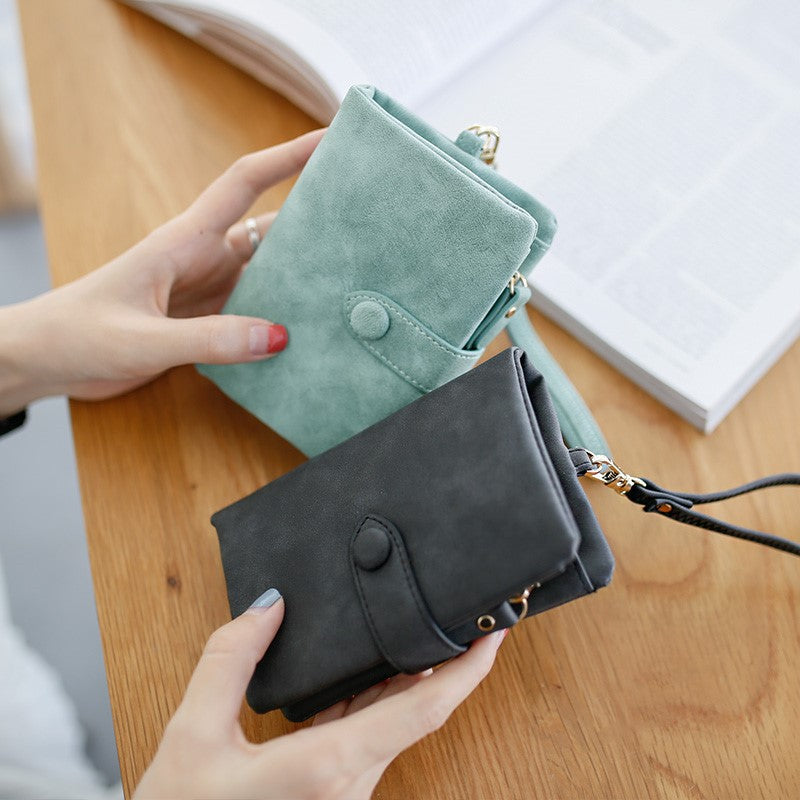 Women's Short Three Fold Multi Card Women's Purse Hand