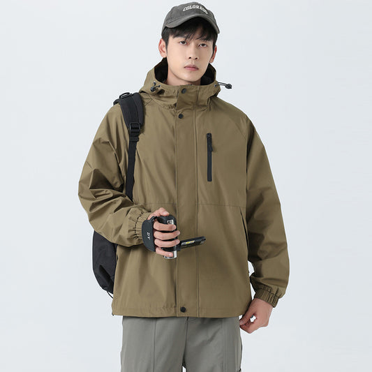 Men's Sports Shell Jacket Overweight Man Plus Size