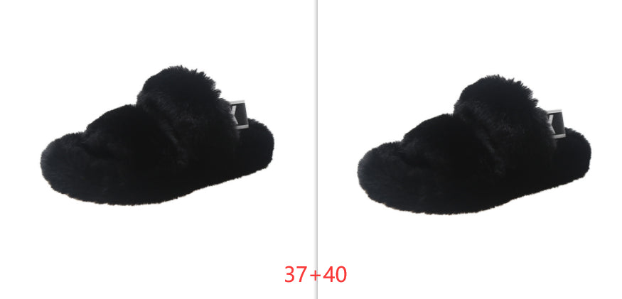 Zenda Vilde Hjemmesko i Pels til Kvinder