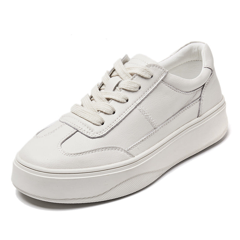 Women's Summer Breathable Flat Casual Leather Shoes
