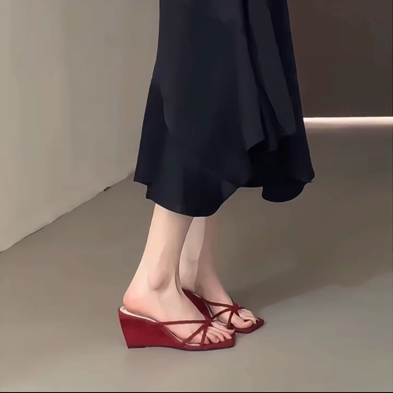 Women's Fashion New Arrival Petite-Strap Plus-Size Flip-Flops