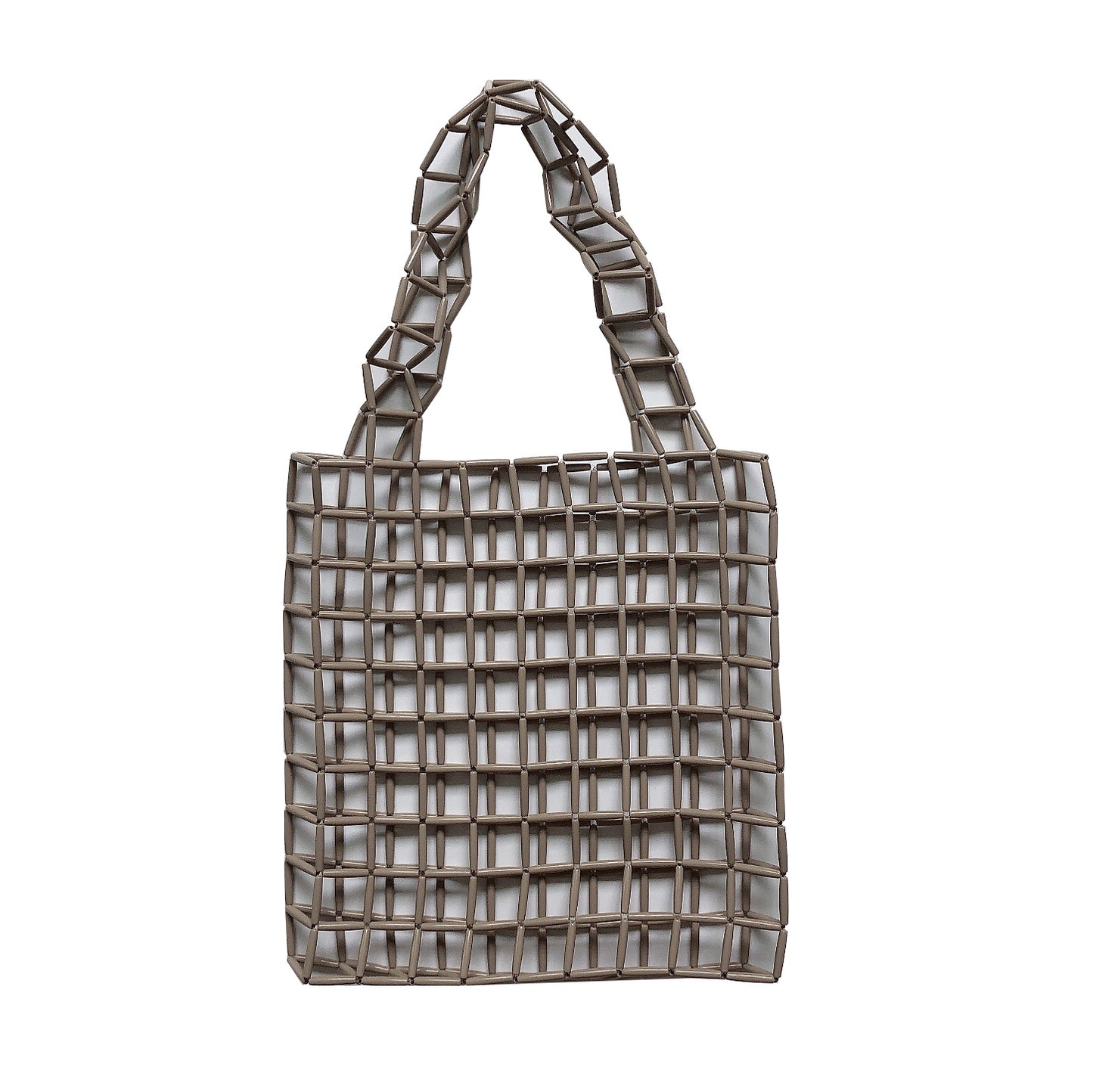 Ensfarvet Akryl Firkantet Taske Casual Clutch Skuldertaske