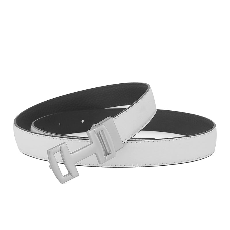 Women's Fashionable And Casual Cowhide Thin Belt