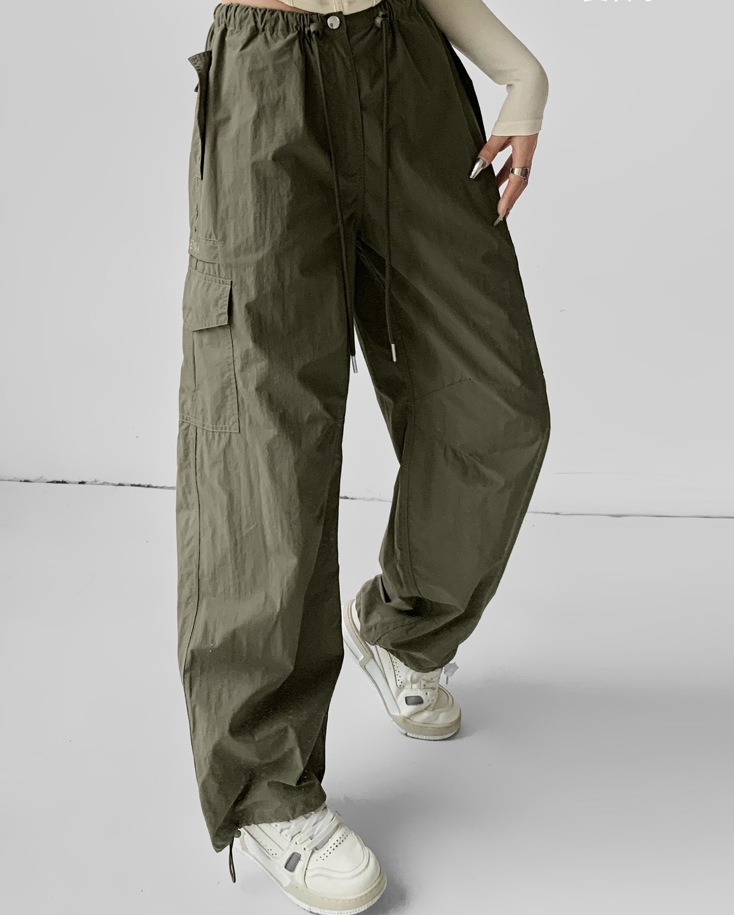 Amerikansk Hot Girl Snørestykke Overalls Kvinder