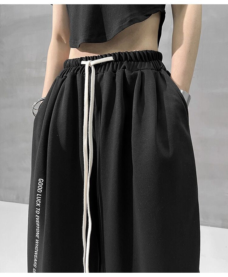 Women's Fashion High Waist Loose Casual Dancing Sweatpants