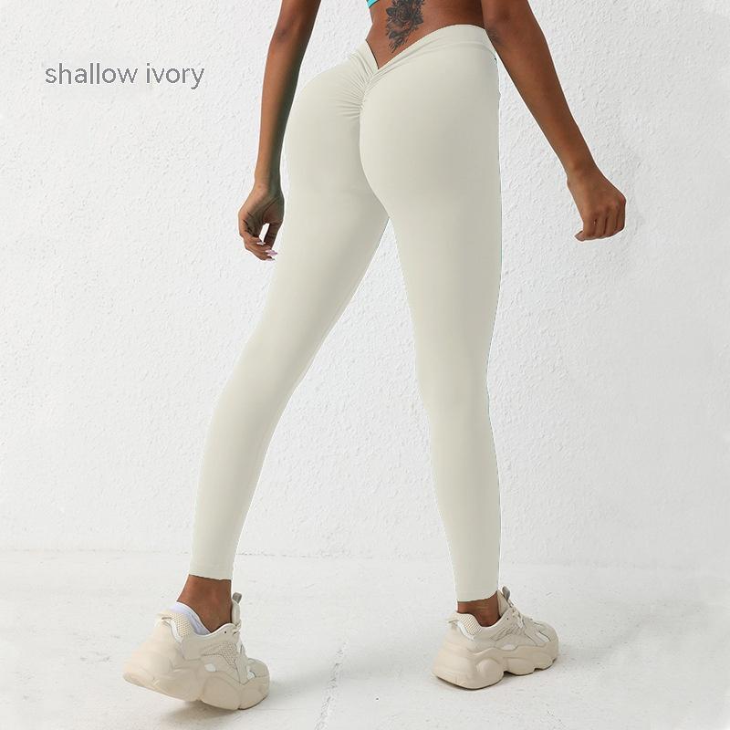 V Waist Hip Lifting Peach Pants Sports Fitness