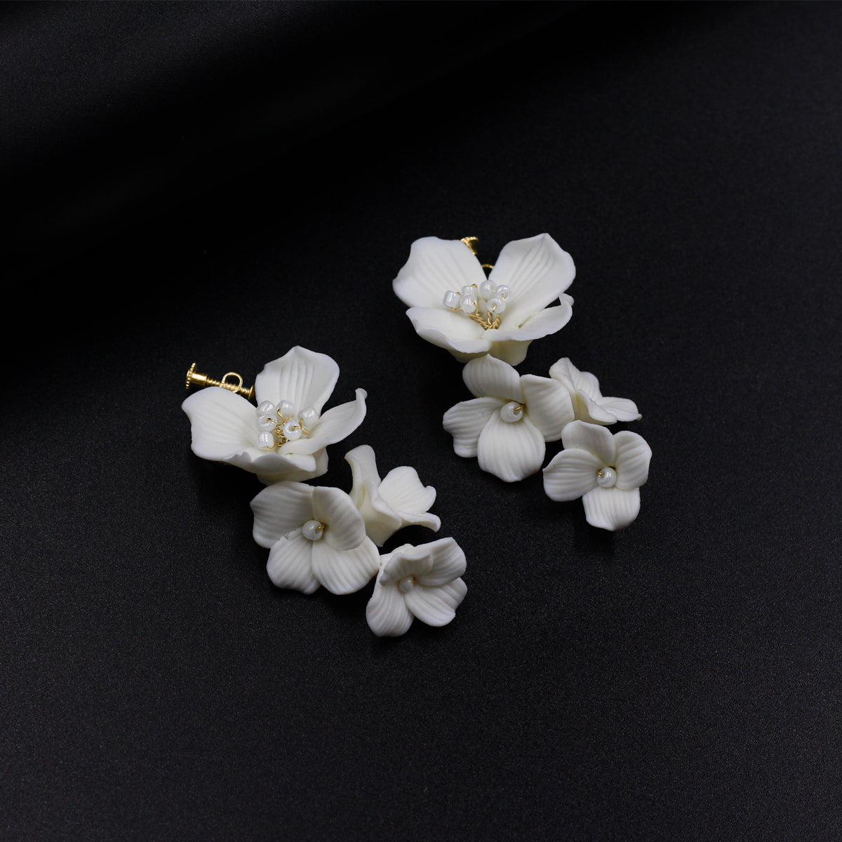 Occidental Ceramic Flower Bridal Hair Accessories