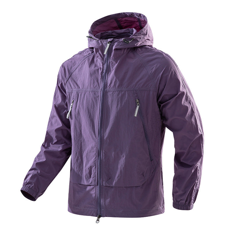 Thin Hood Sun Protection Clothing Outdoor Casual Sports Jacket