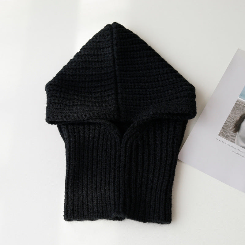 Warm Neck Wrap Wool Hat