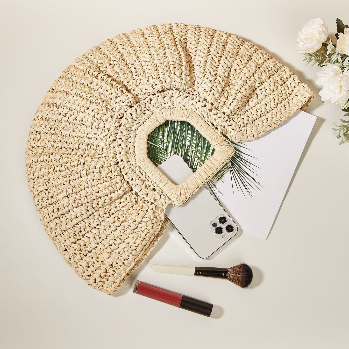 Women's Fashion Casual Vintage Hand-carried Straw Bag
