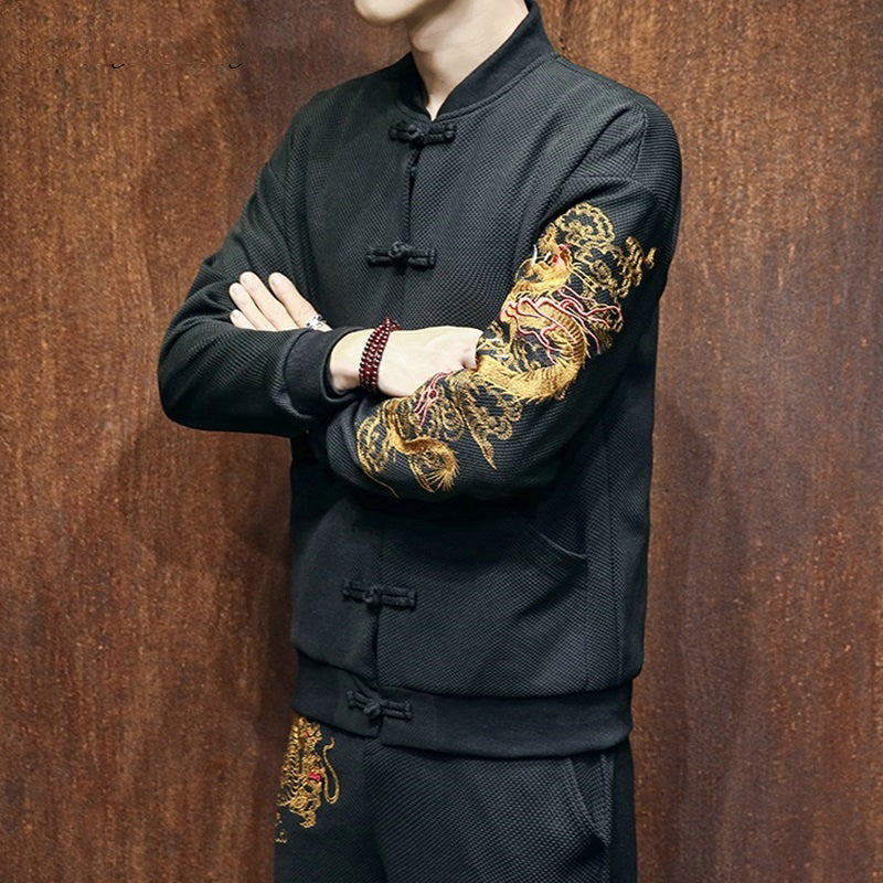 Coat Retro Style Hanfu Men's Suit