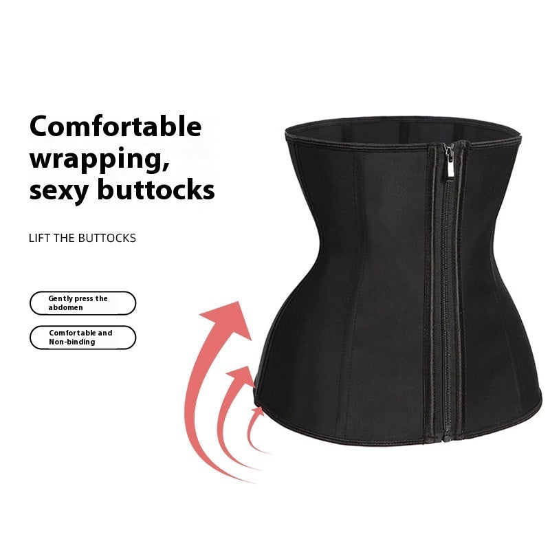Cross-border Supply Corset Waist Seal Zipper Breasted Sports Belly Contracting