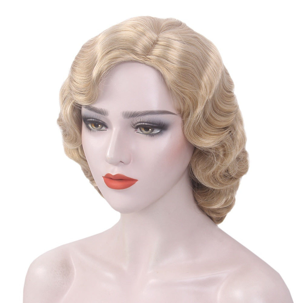 Vintage Water Ripple Hand Push Wave Wig