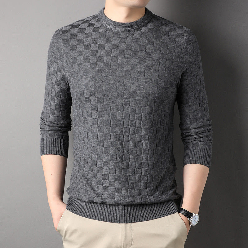 Sweater Rund Hals Sweater Afslappet Tynd Løs T-shirt