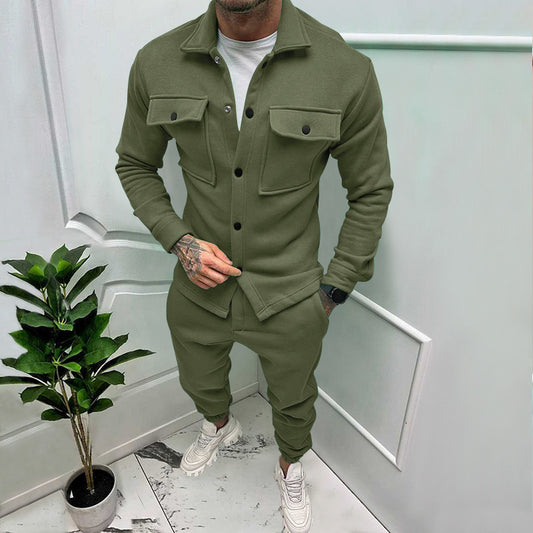 Men's Suits Spring And Autumn Two Piece Set