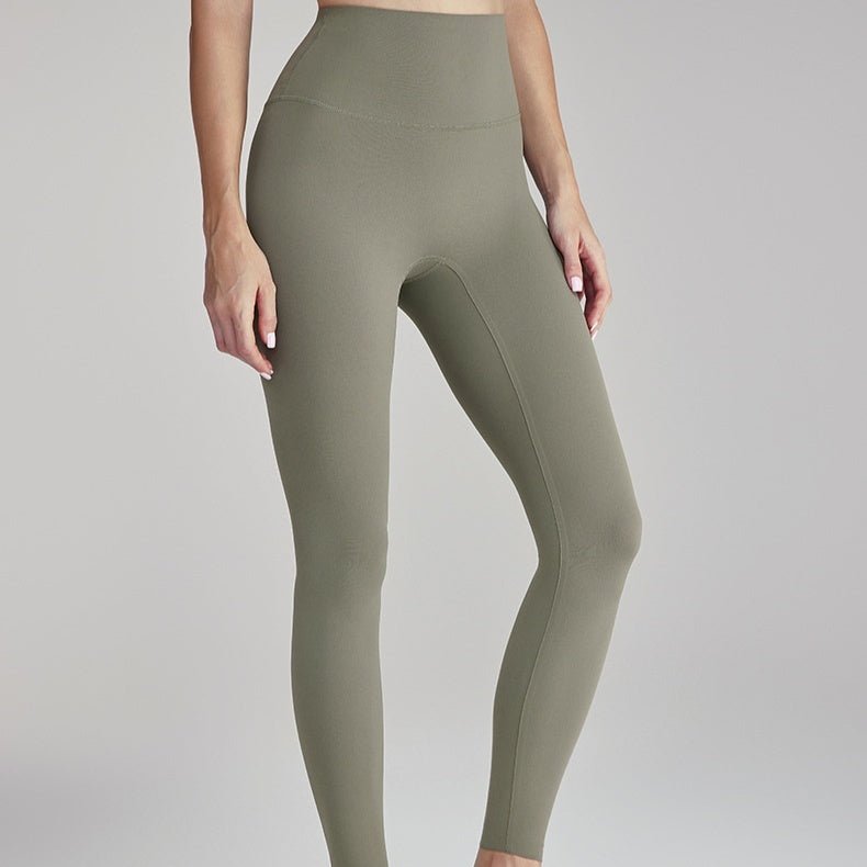 Thin Running Outerwear Fit Dispensing Non-side Seam Sports Trousers