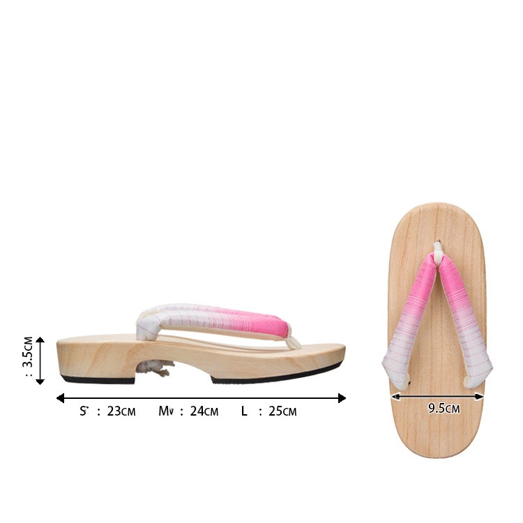 Gradient Solid Color Thick Heel Daily Slippers Clogs