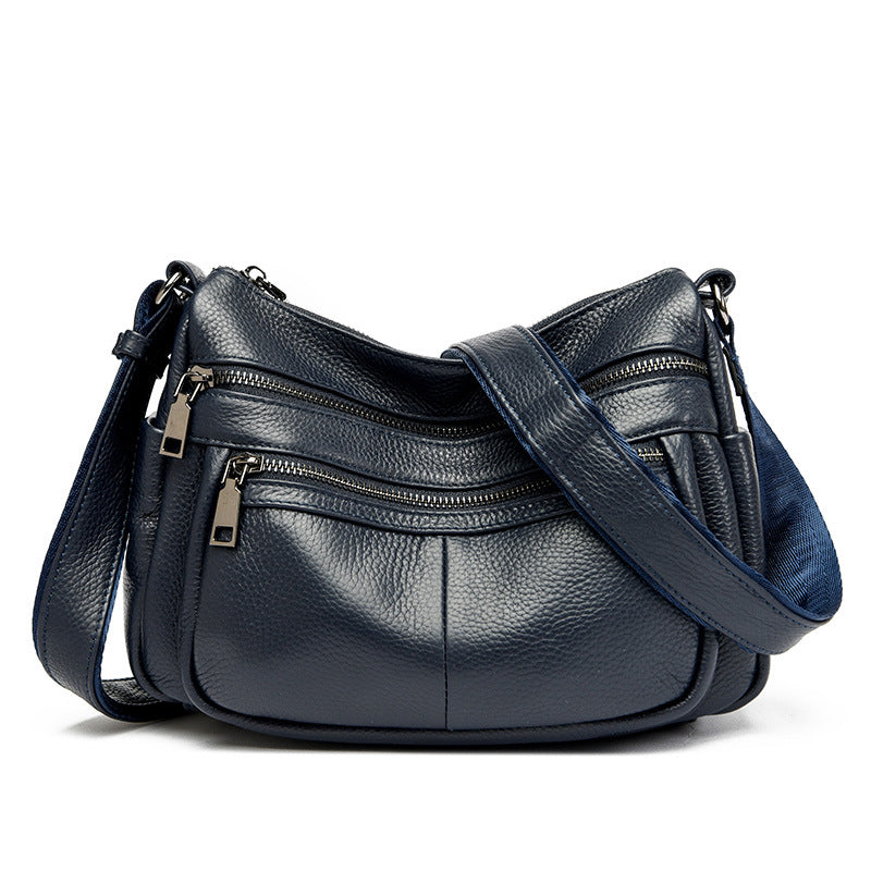 First Layer Cowhide Mother Genuine Leather Fashion Shoulder Messenger Bag