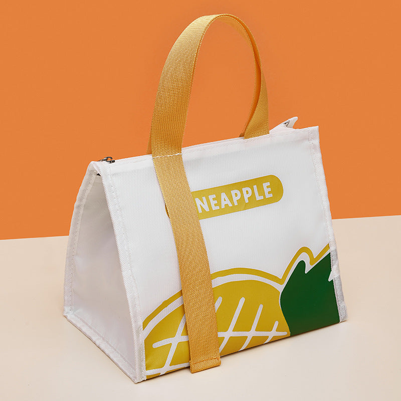 Thickened French-style Maillard Student Lunch Bag For Work And Commuting Keeps Food Warm